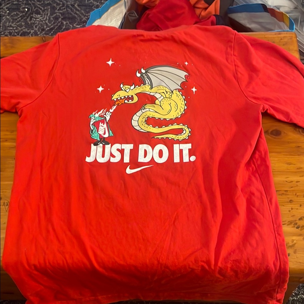 Nike Kids Red Graphic T-Shirt